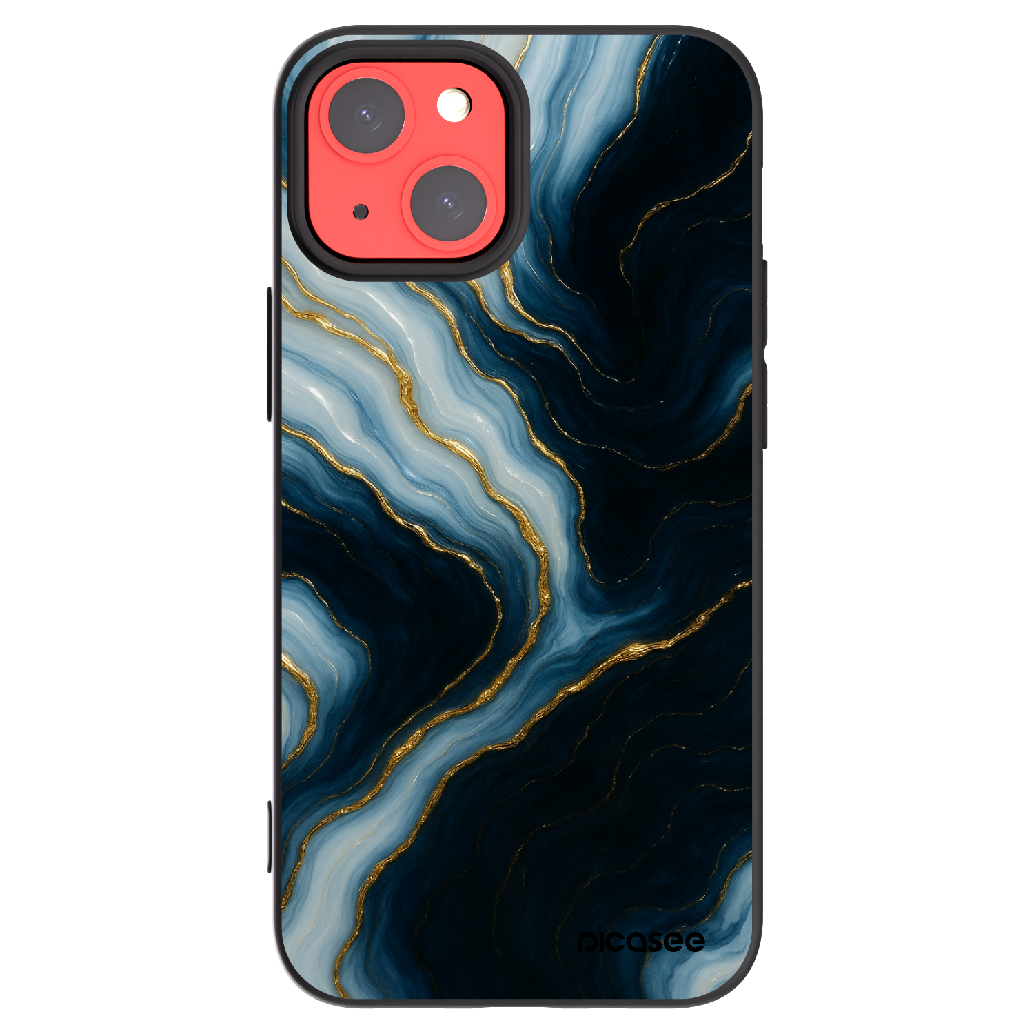 Picasee Apple iPhone 13 mini Hülle - Schwarzes Silikon - Luna