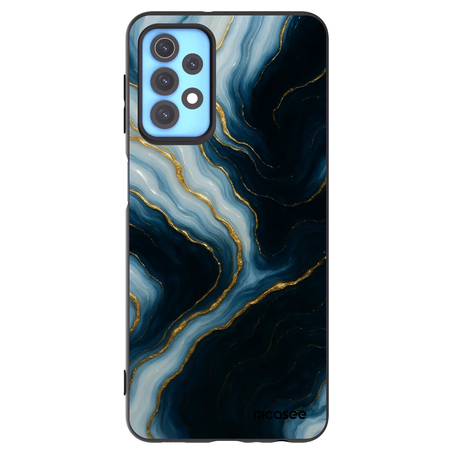 Picasee Samsung Galaxy A32 4G SM-A325F Hülle - Schwarzes Silikon - Luna