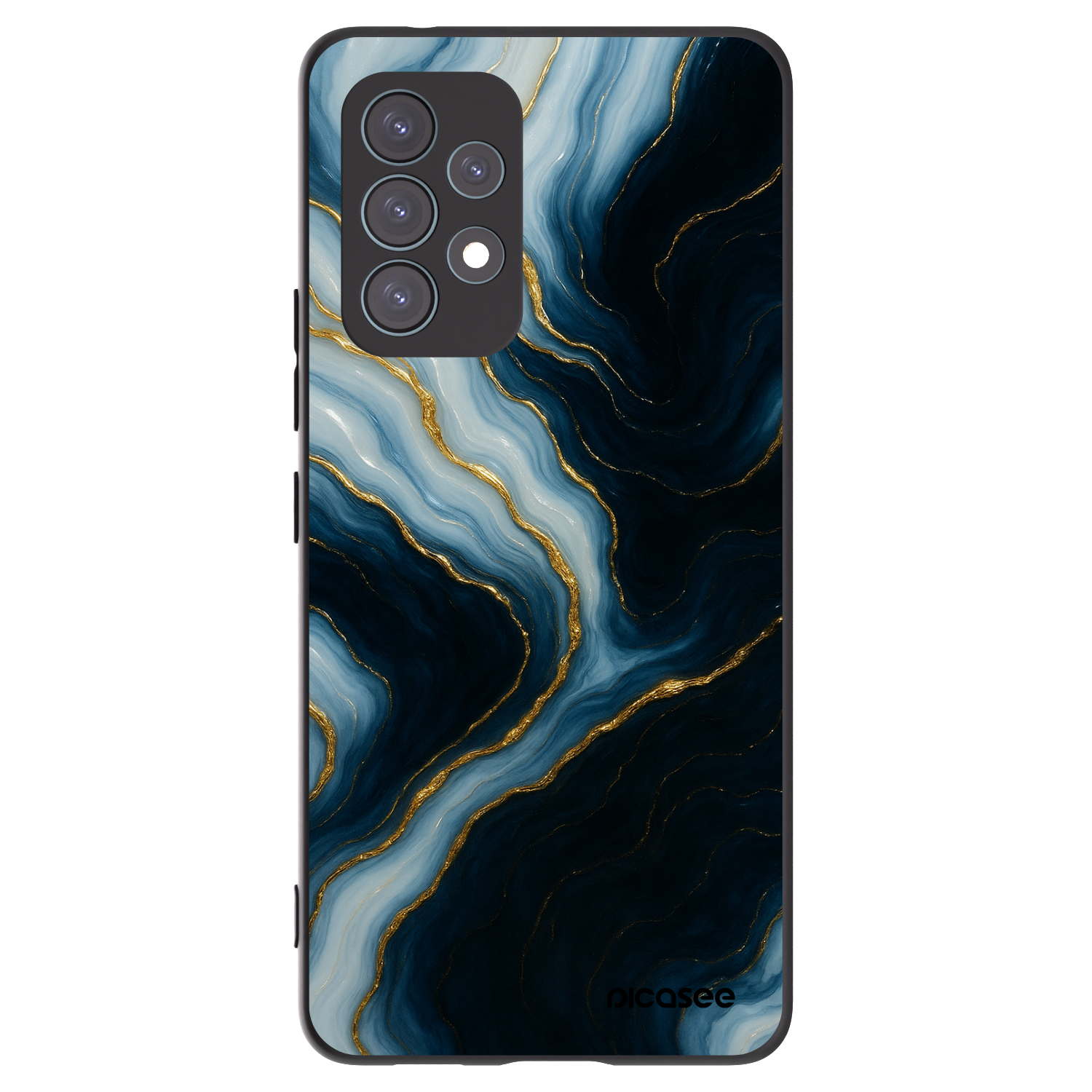 Picasee Samsung Galaxy A53 5G A536 Hülle - Schwarzes Silikon - Luna