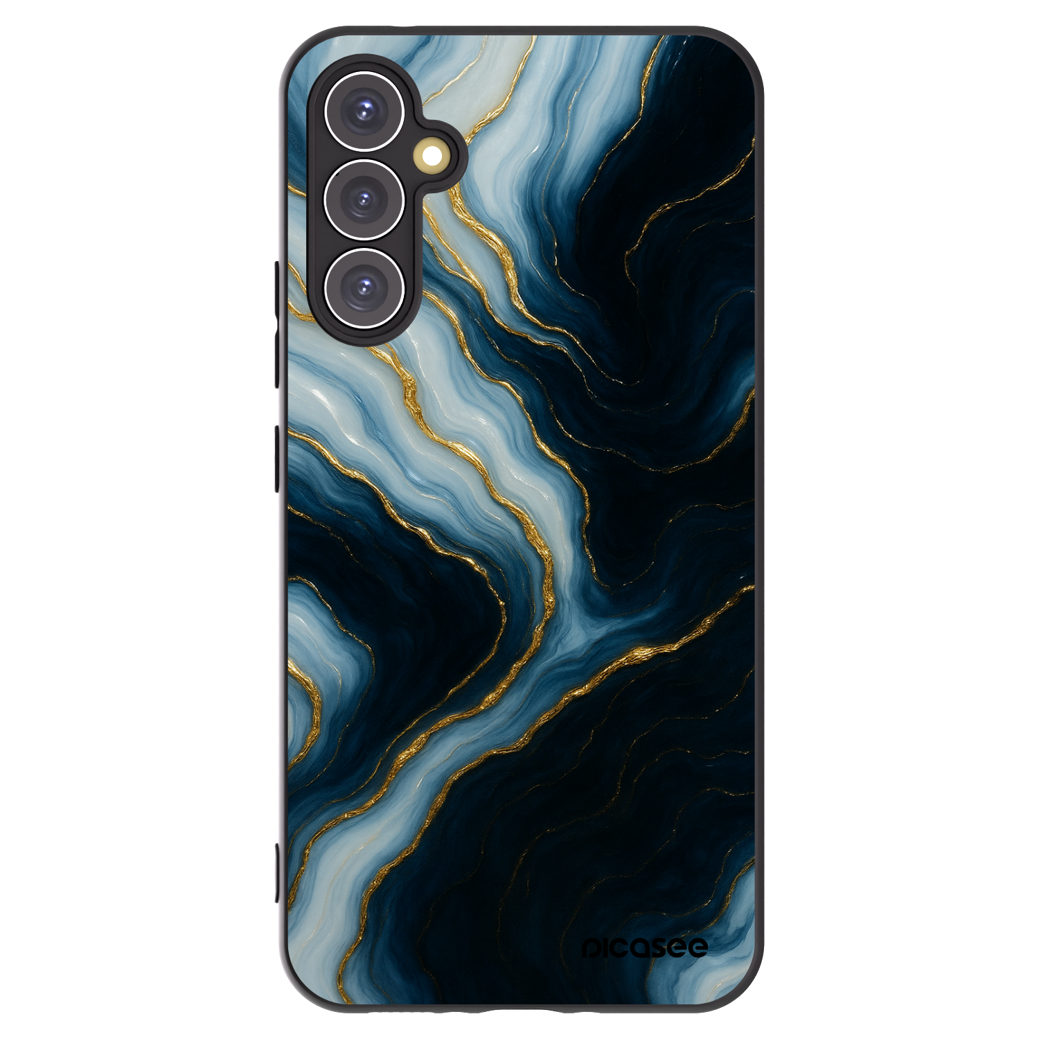 Picasee Samsung Galaxy A34 5G A346B Hülle - Schwarzes Silikon - Luna