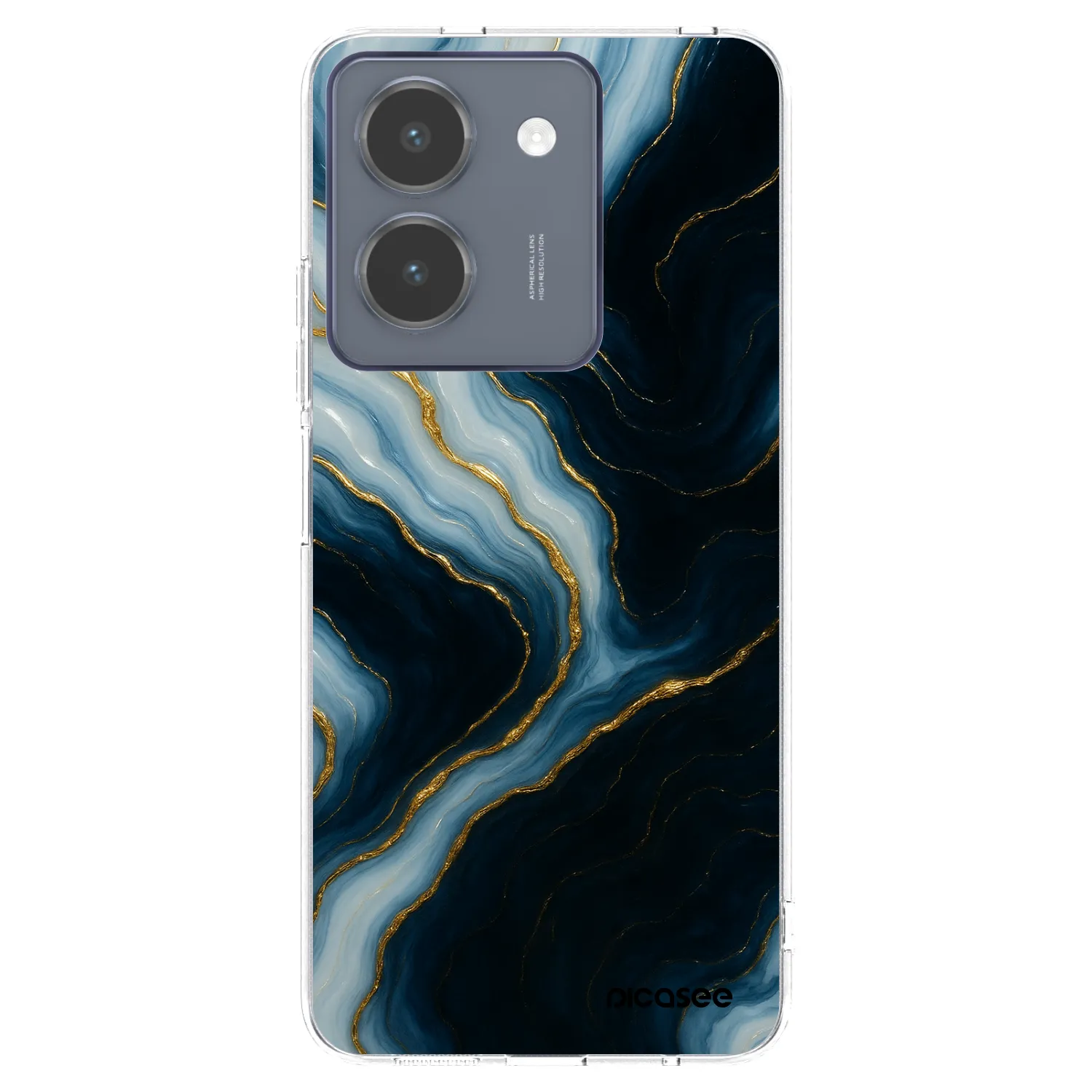 Picasee Vivo Y36 4G Hülle - Transparentes Silikon - Luna