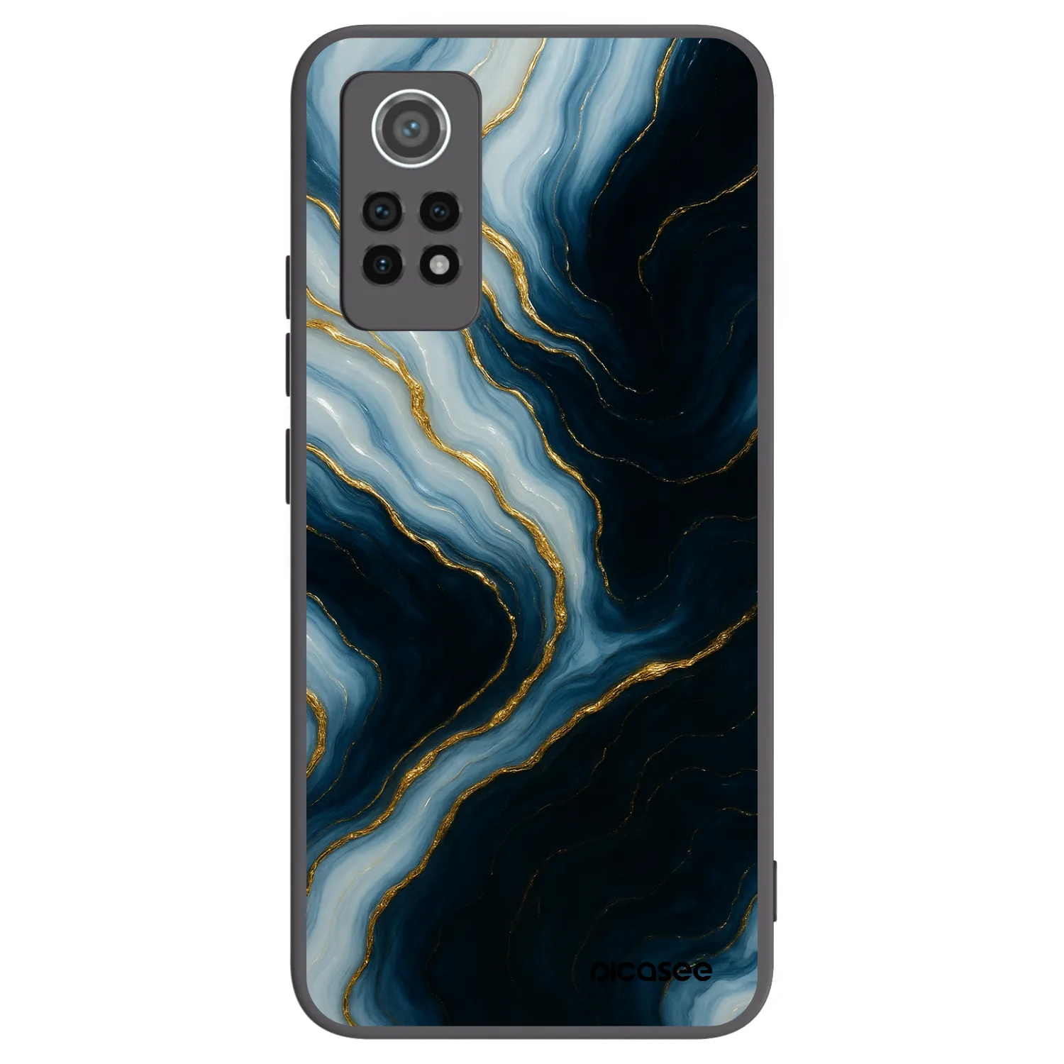 Picasee Xiaomi Redmi Note 12 Pro 4G Hülle - Schwarzes Silikon - Luna