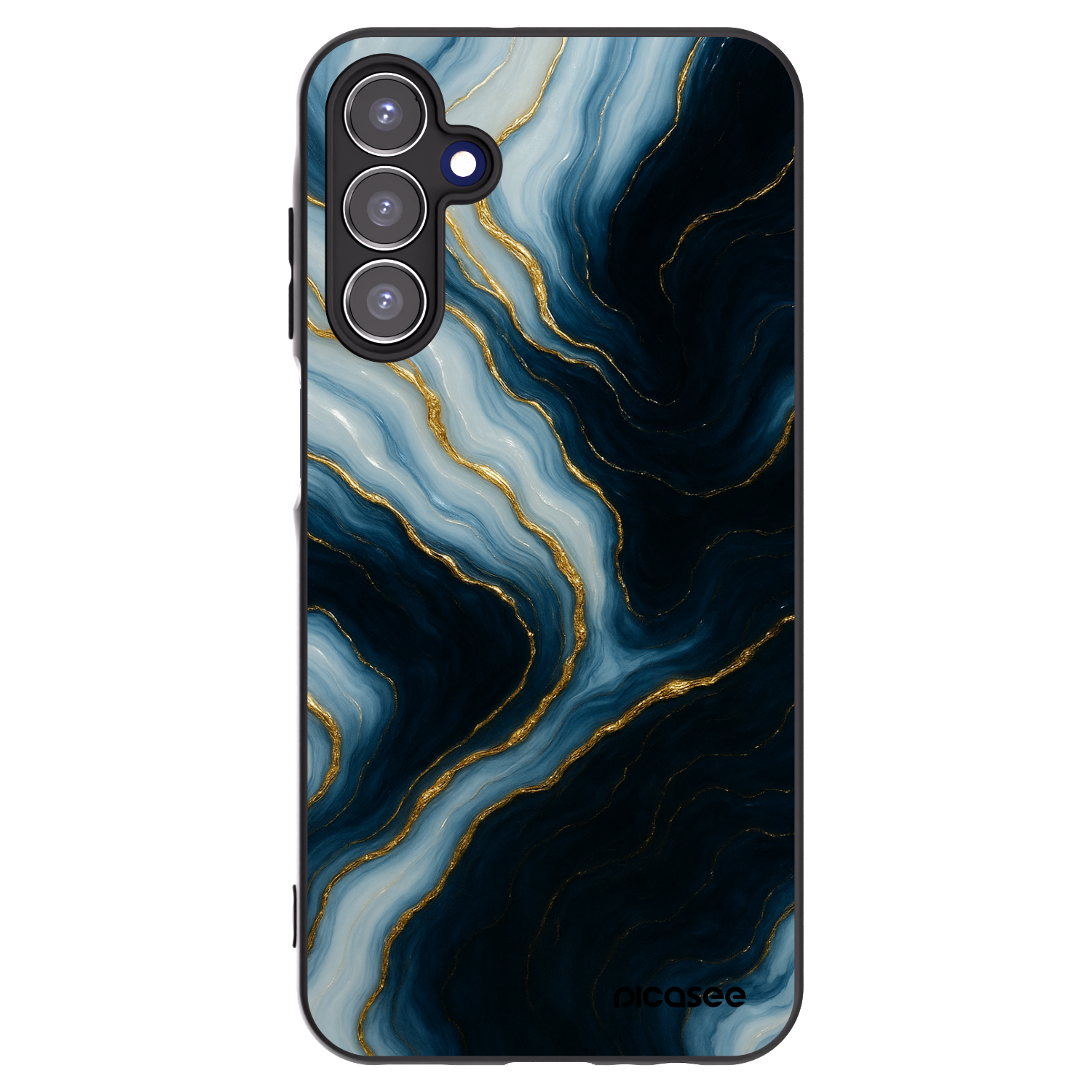 Picasee Samsung Galaxy A15 A156B 5G Hülle - Schwarzes Silikon - Luna