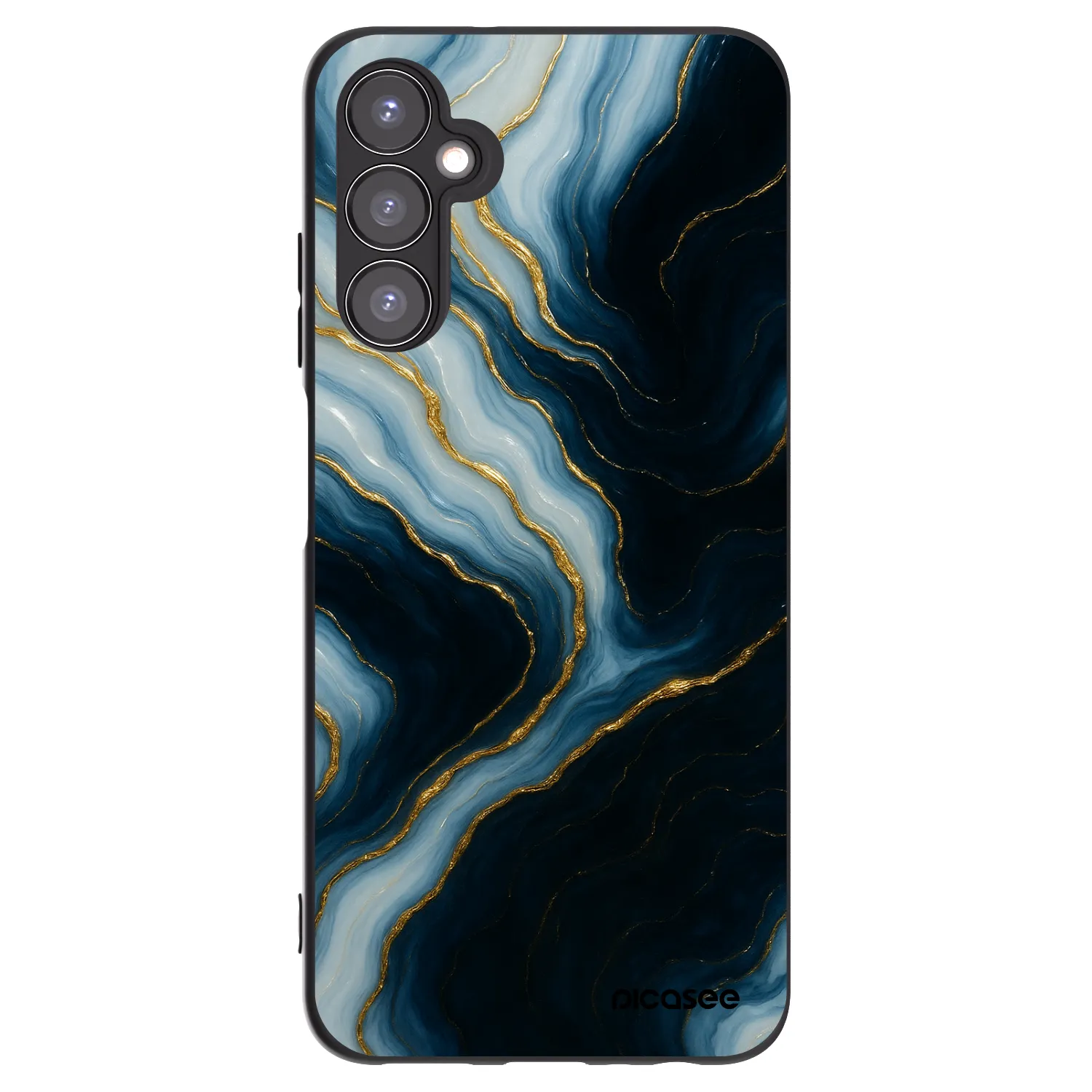 Picasee Samsung Galaxy A05s A057G Hülle - Schwarzes Silikon - Luna