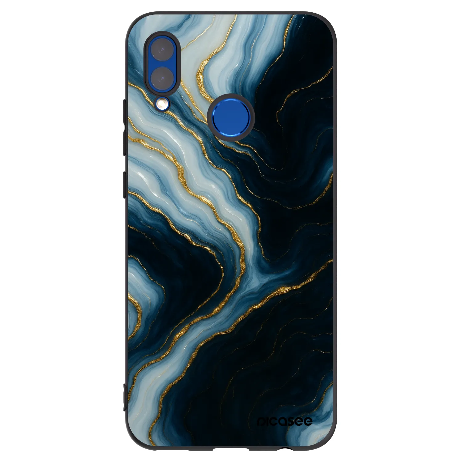 Picasee Huawei P Smart 2019 Hülle - Schwarzes Silikon - Luna