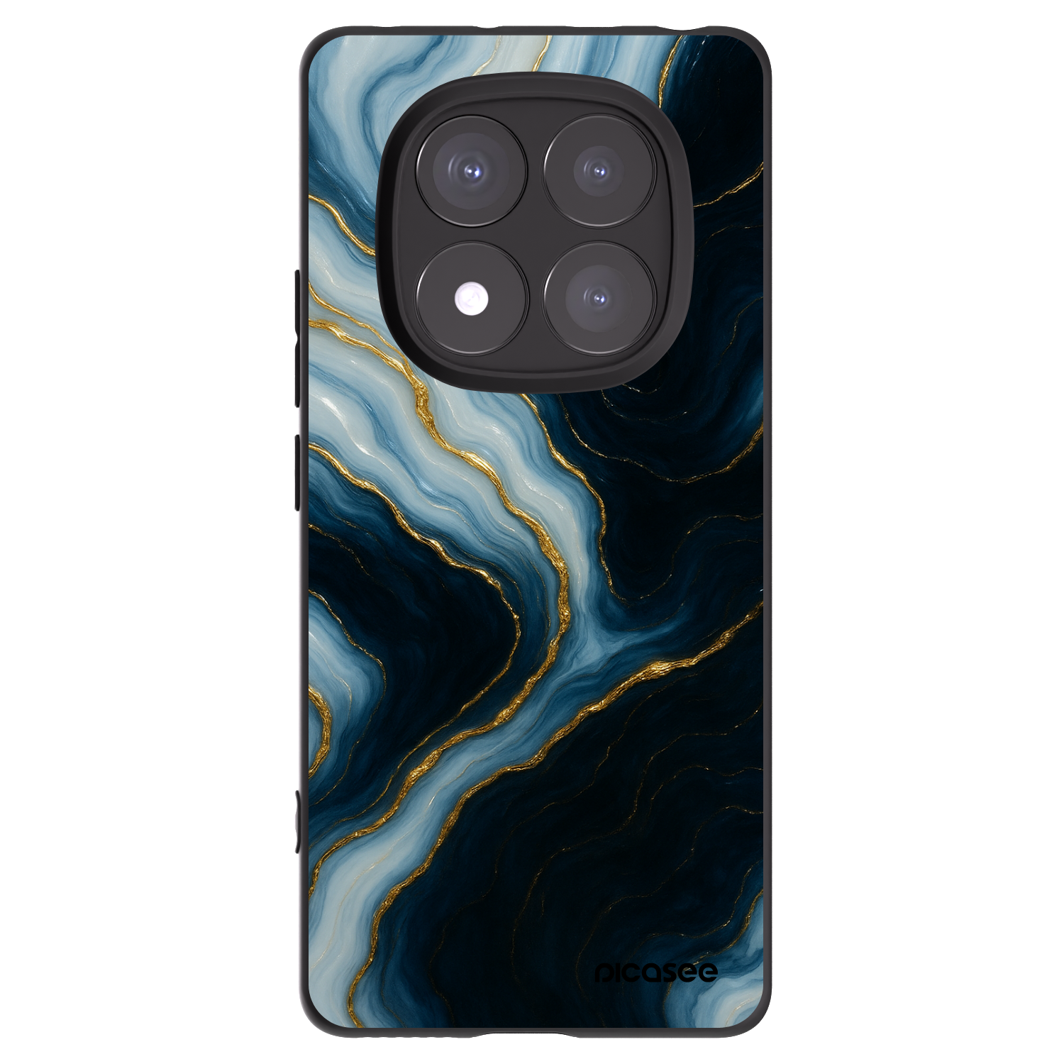 Picasee Xiaomi Redmi Note 14 Pro 5G Hülle - Schwarzes Silikon - Luna