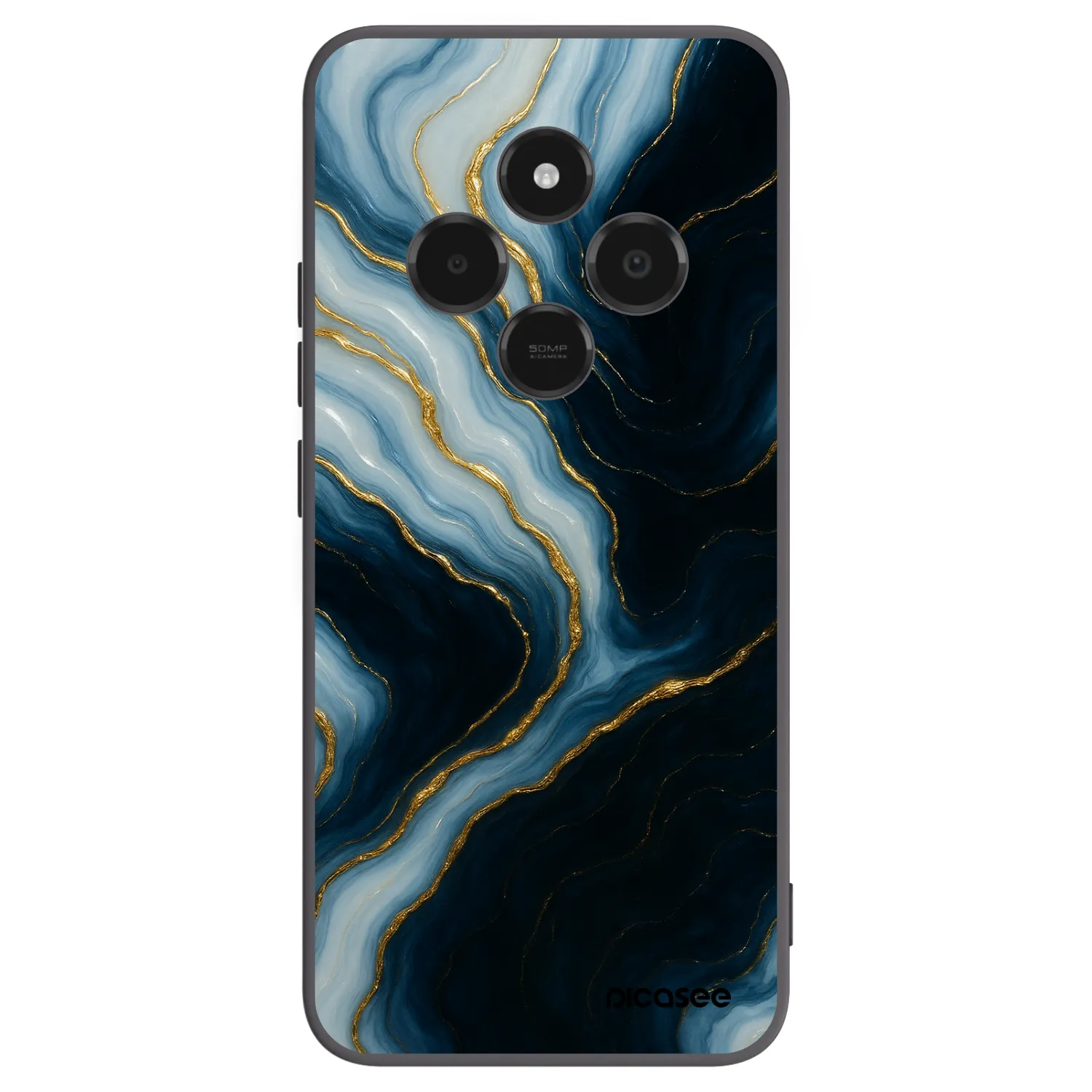 Picasee Xiaomi Poco C75 Hülle - Schwarzes Silikon - Luna