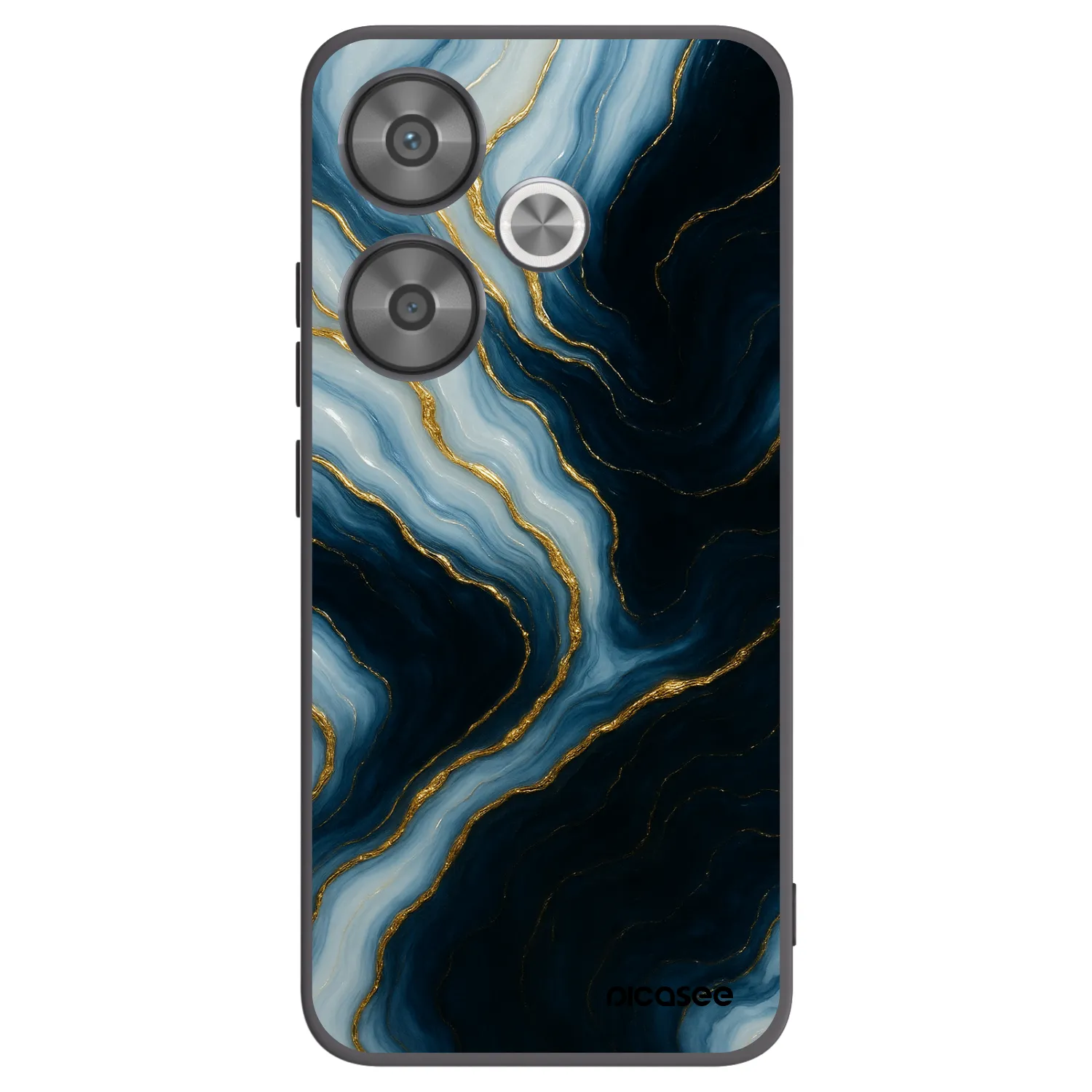 Picasee Xiaomi Poco F6 Hülle - Schwarzes Silikon - Luna