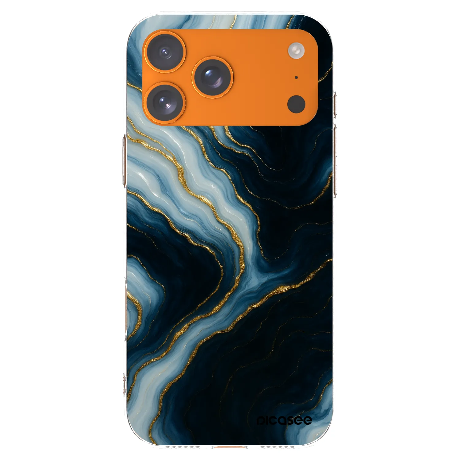 Picasee Apple iPhone 17 Pro Max Hülle - Transparentes Silikon - Luna