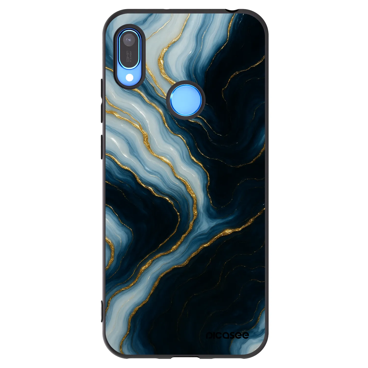 Picasee Huawei Y6 2019 Hülle - Schwarzes Silikon - Luna