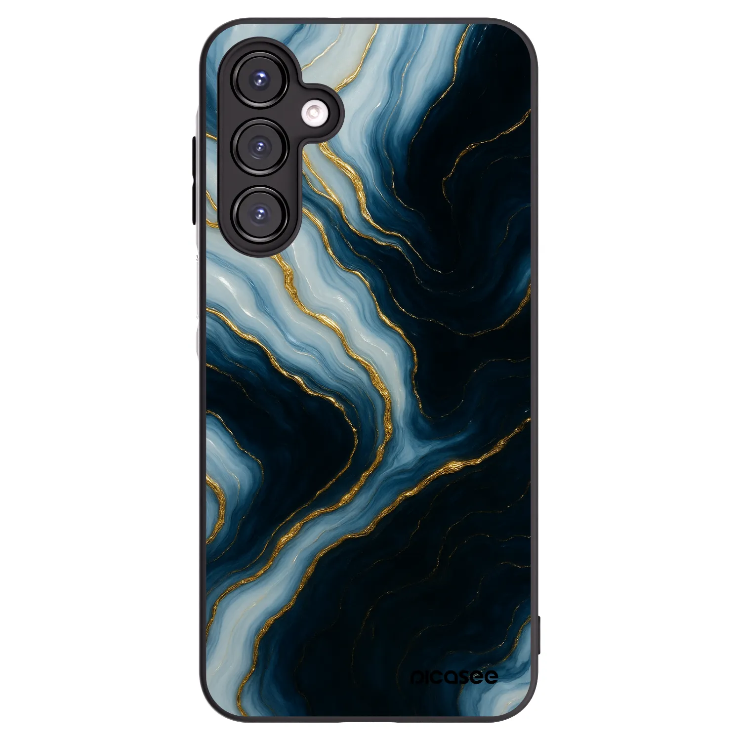 Picasee Samsung Galaxy A16 4G Hülle - Schwarzes Silikon - Luna