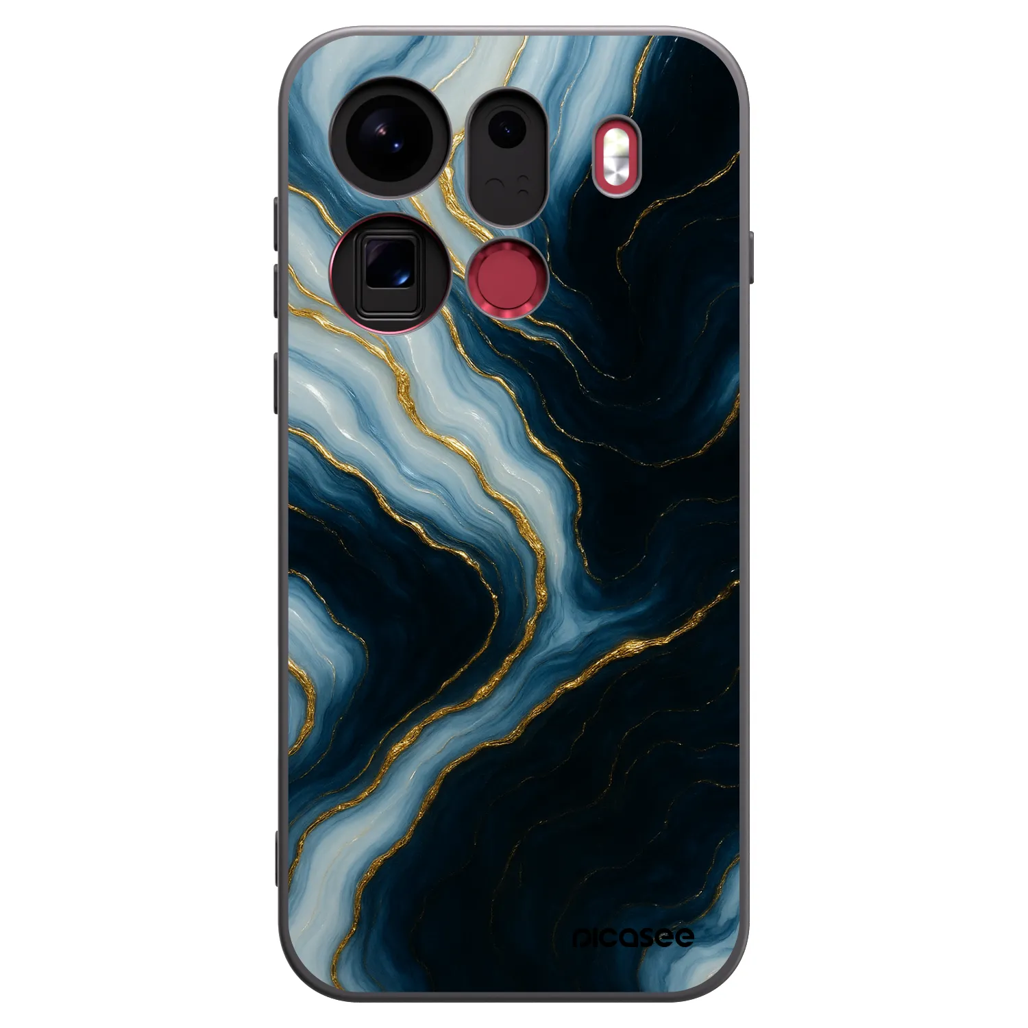 Picasee OPPO Find X9 Pro Hülle - Schwarzes Silikon - Luna