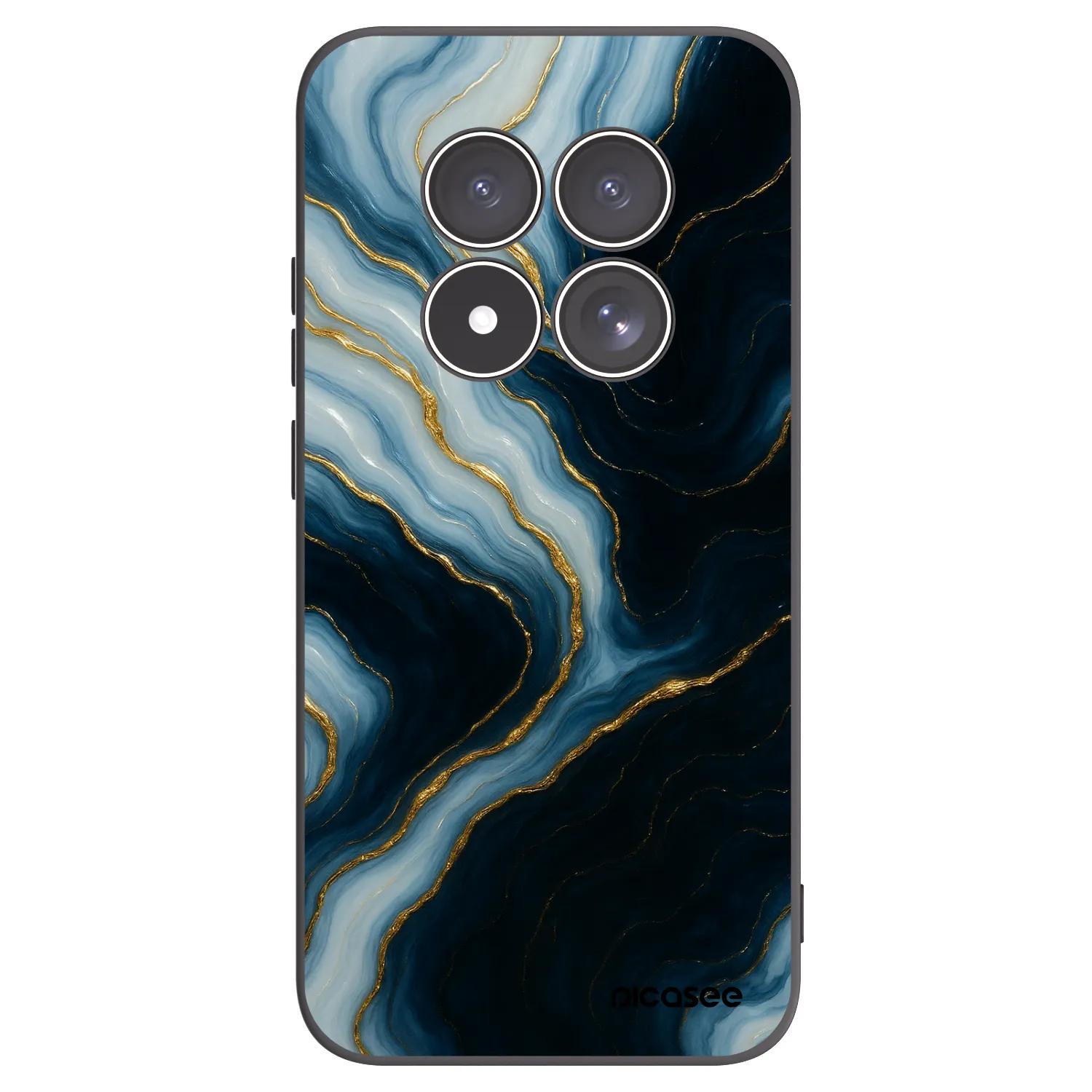 Picasee Xiaomi Redmi Note 15 Pro 5G Hülle - Schwarzes Silikon - Luna