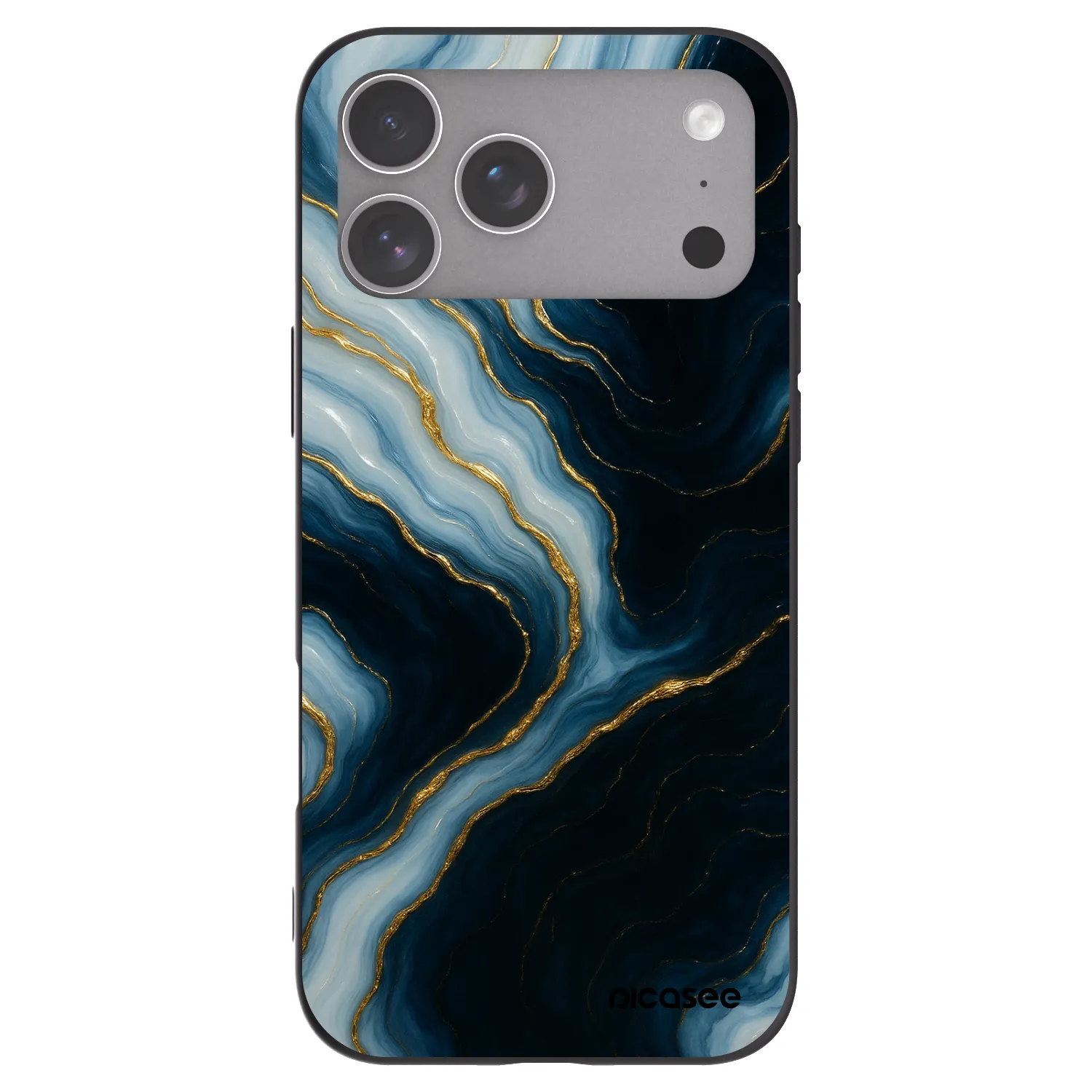 Picasee Apple iPhone 18 Pro Max Hülle - Schwarzes Silikon - Luna