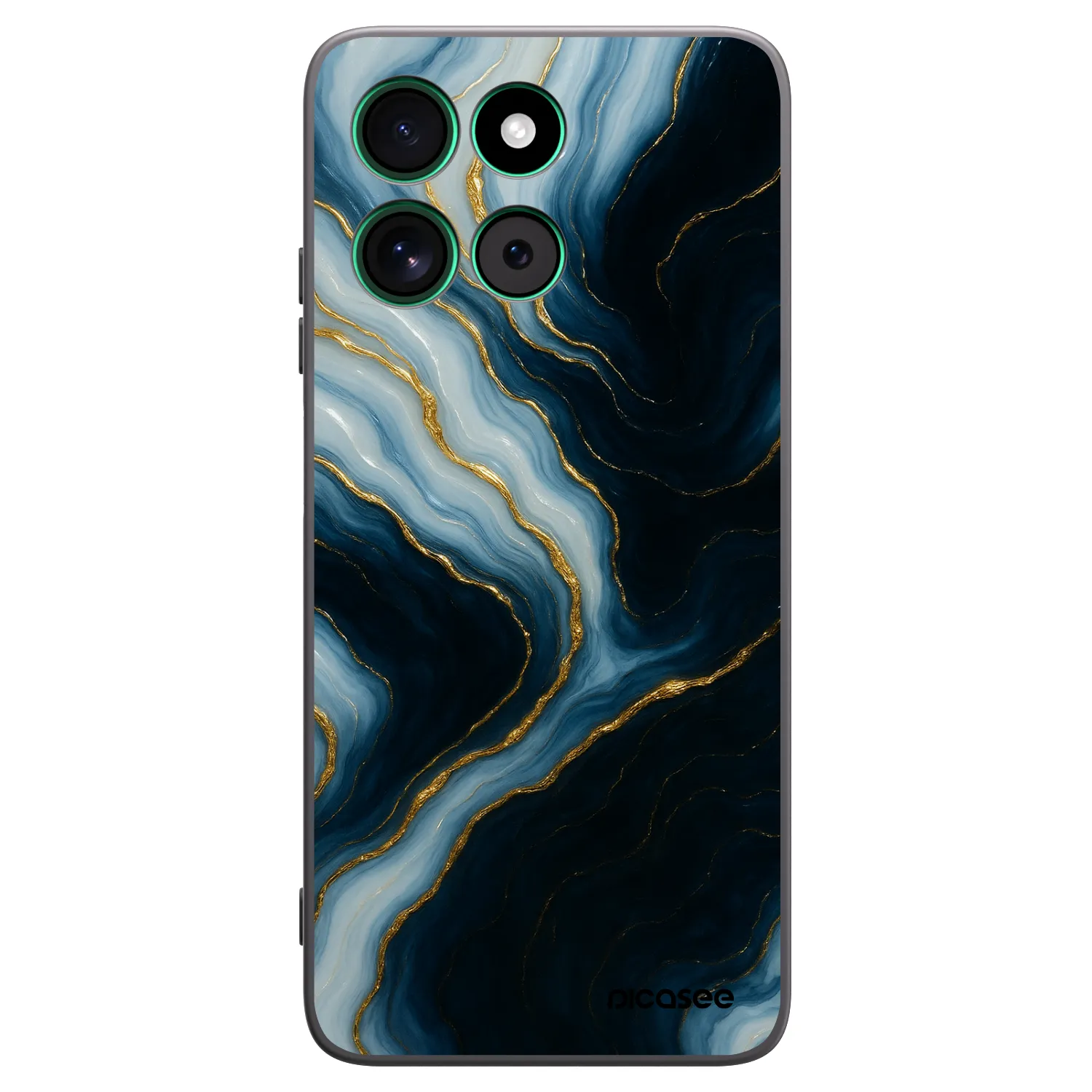 Picasee Motorola Moto G57 Power Hülle - Schwarzes Silikon - Luna