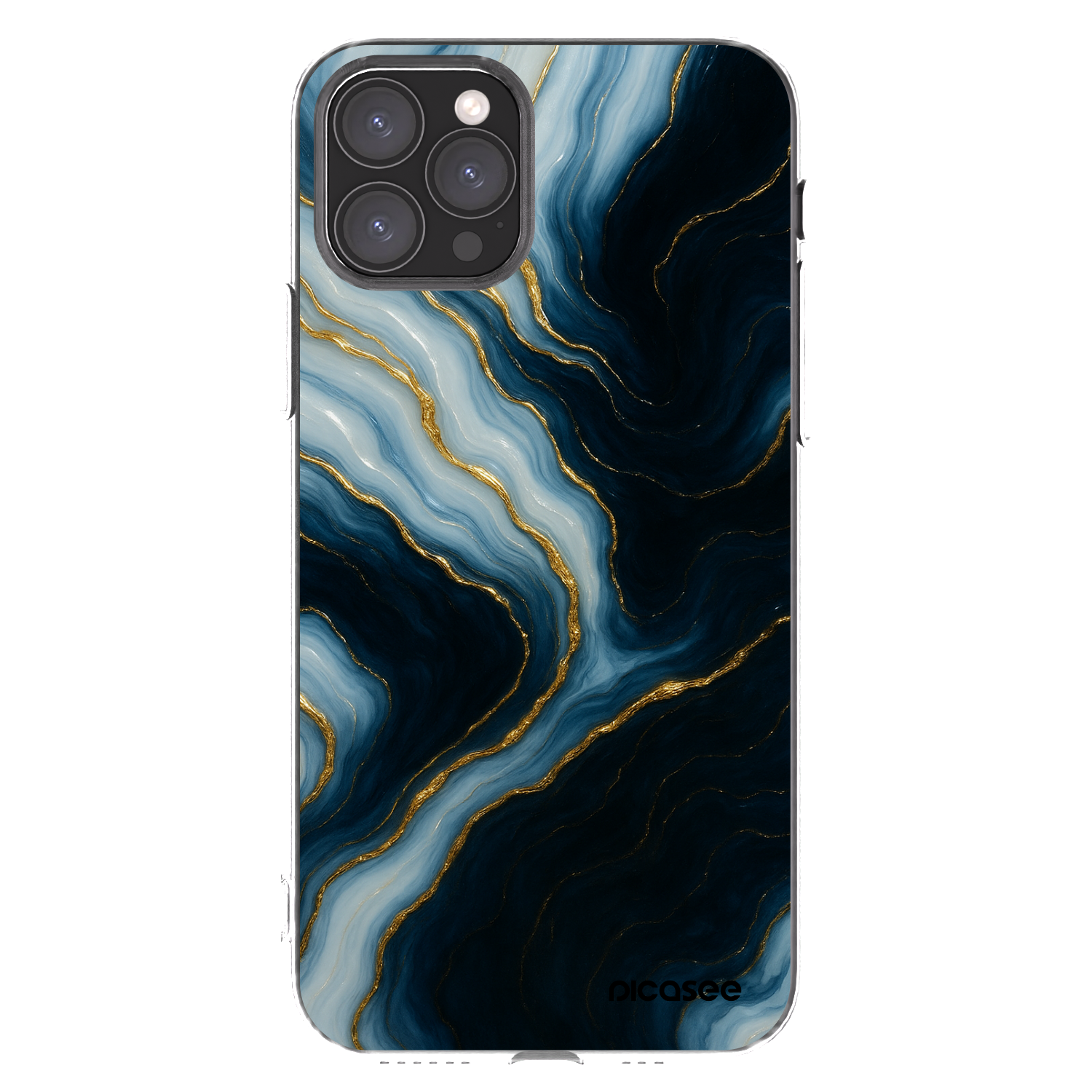 Picasee Apple iPhone 11 Pro Hülle - Transparentes Silikon - Luna