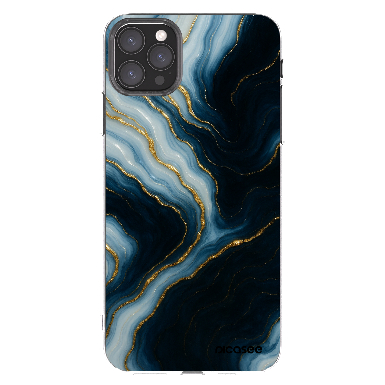 Picasee Apple iPhone 11 Pro Max Hülle - Transparentes Silikon - Luna