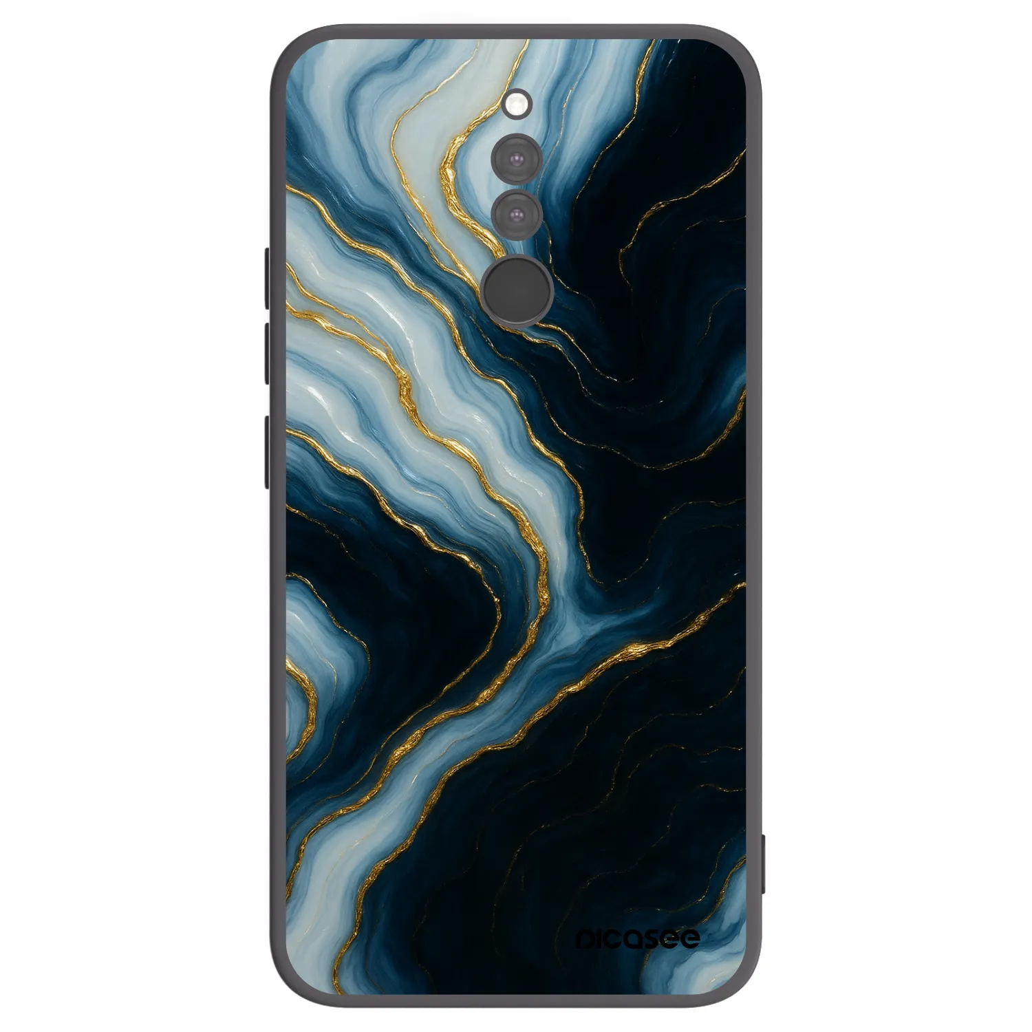 Picasee Xiaomi Redmi 8 Hülle - Schwarzes Silikon - Luna