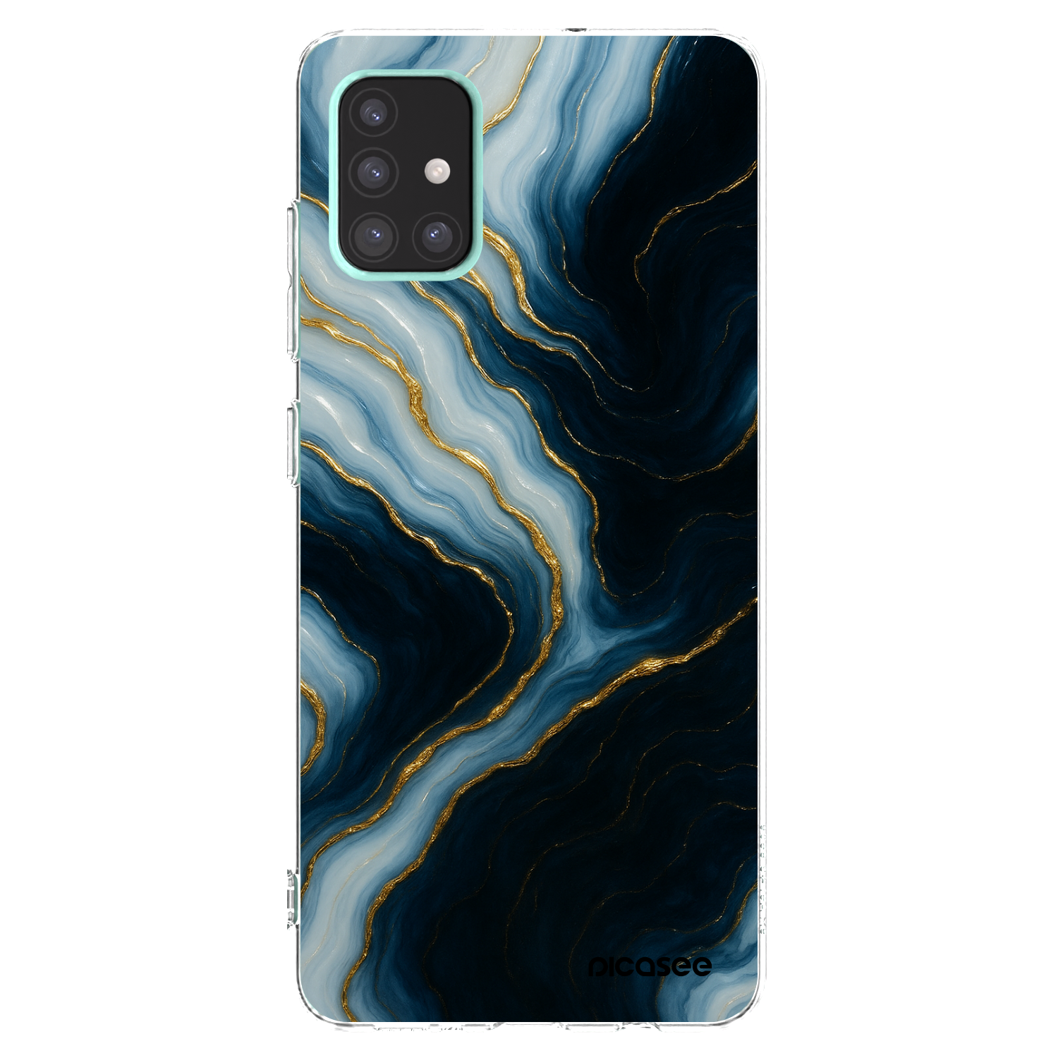 Picasee Samsung Galaxy A51 A515F Hülle - Transparentes Silikon - Luna