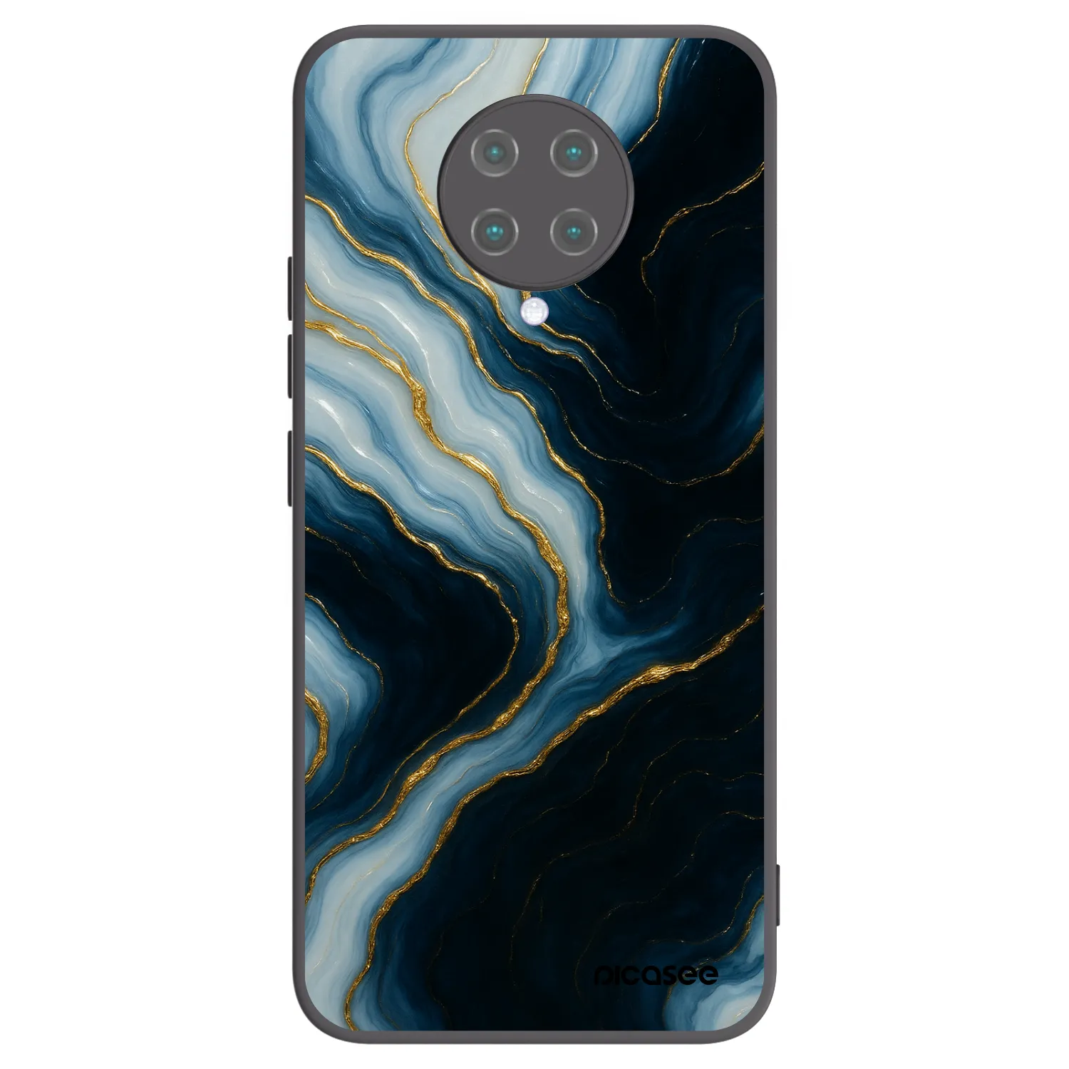 Picasee Xiaomi Poco F2 Pro Hülle - Schwarzes Silikon - Luna