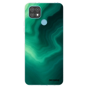 Picasee Realme C21 Hülle - Transparentes Silikon - Malachite