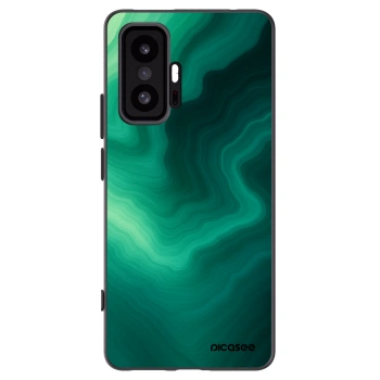 Picasee Xiaomi 11T Hülle - Schwarzes Silikon - Malachite