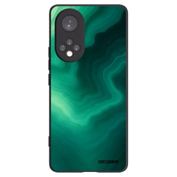 Picasee Huawei Nova 9 Hülle - Schwarzes Silikon - Malachite