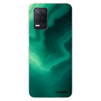 Picasee Realme 8 5G Hülle - Transparentes Silikon - Malachite
