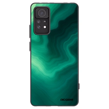Picasee Xiaomi Redmi Note 11 Pro Hülle - Schwarzes Silikon - Malachite