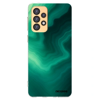 Picasee Samsung Galaxy A33 5G A336 Hülle - Transparentes Silikon - Malachite