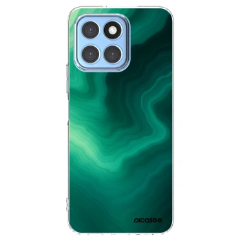 Picasee Honor X8 5G Hülle - Transparentes Silikon - Malachite