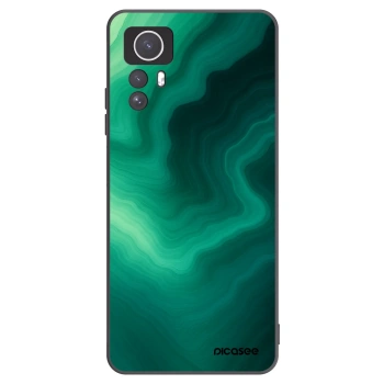 Picasee Xiaomi Redmi Note 12S Hülle - Schwarzes Silikon - Malachite