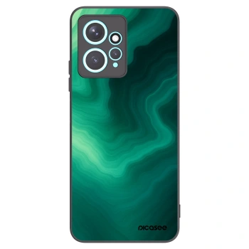 Picasee Xiaomi Redmi Note 12 4G Hülle - Schwarzes Silikon - Malachite