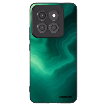 Picasee Xiaomi 14 Pro Hülle - Schwarzes Silikon - Malachite