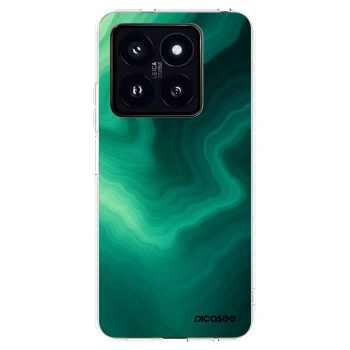 Picasee Xiaomi 14 Pro Hülle - Transparentes Silikon - Malachite