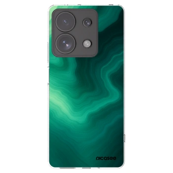 Picasee Xiaomi Redmi Note 13 Pro 4G Hülle - Transparentes Silikon - Malachite
