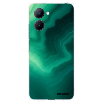Picasee Realme C33 (2023) Hülle - Transparentes Silikon - Malachite
