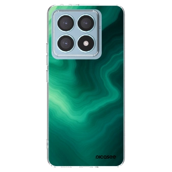 Picasee Xiaomi 14T Pro Hülle - Transparentes Silikon - Malachite