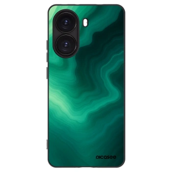 Picasee Xiaomi Poco X7 Pro 5G Hülle - Schwarzes Silikon - Malachite