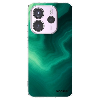 Picasee Xiaomi Redmi Note 14 4G Hülle - Transparentes Silikon - Malachite