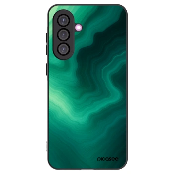 Picasee Samsung Galaxy A36 5G Hülle - Schwarzes Silikon - Malachite