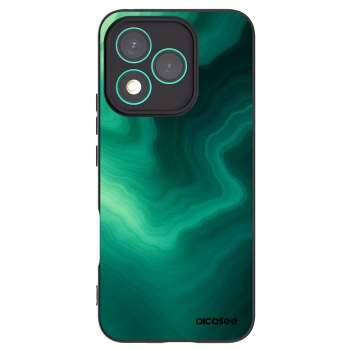 Picasee Honor 400 Lite 5G Hülle - Schwarzes Silikon - Malachite