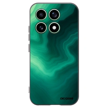 Picasee Xiaomi 17 Hülle - Schwarzes Silikon - Malachite