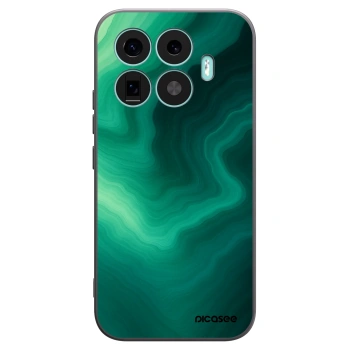 Picasee Xiaomi 17T Hülle - Schwarzes Silikon - Malachite