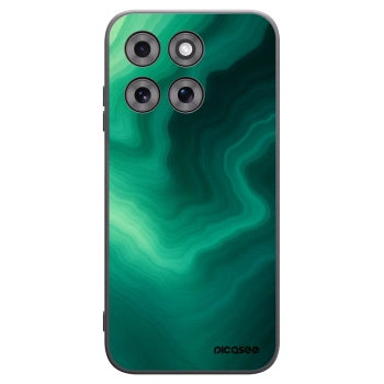 Picasee Motorola Moto G77 Hülle - Schwarzes Silikon - Malachite