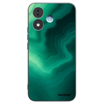 Picasee Xiaomi Redmi Note 17 5G Hülle - Schwarzes Silikon - Malachite