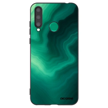 Picasee Honor 20 Lite Hülle - Schwarzes Silikon - Malachite