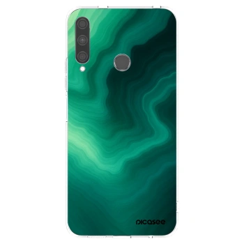 Picasee Huawei P40 Lite E Hülle - Transparentes Silikon - Malachite