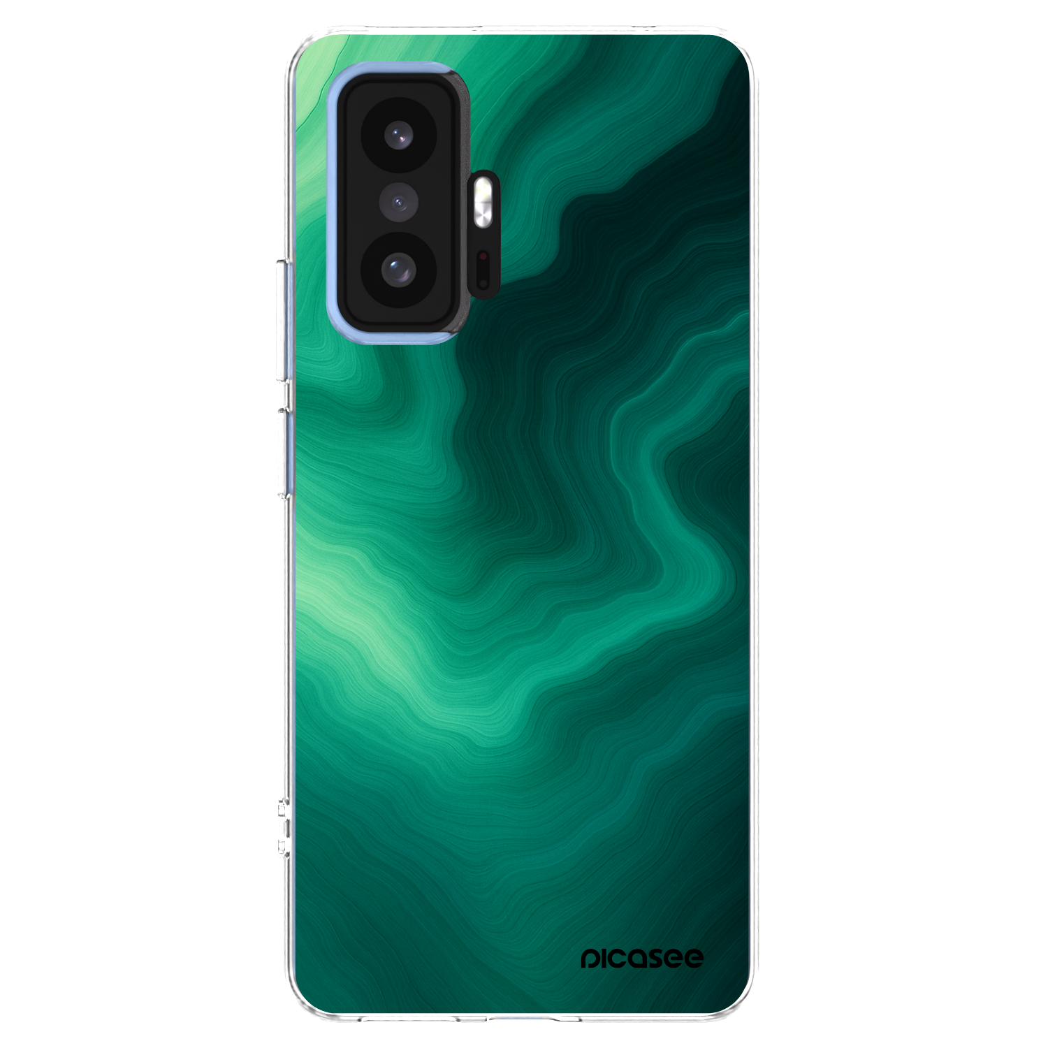 Picasee Xiaomi 11T Pro Hülle - Transparentes Silikon - Malachite