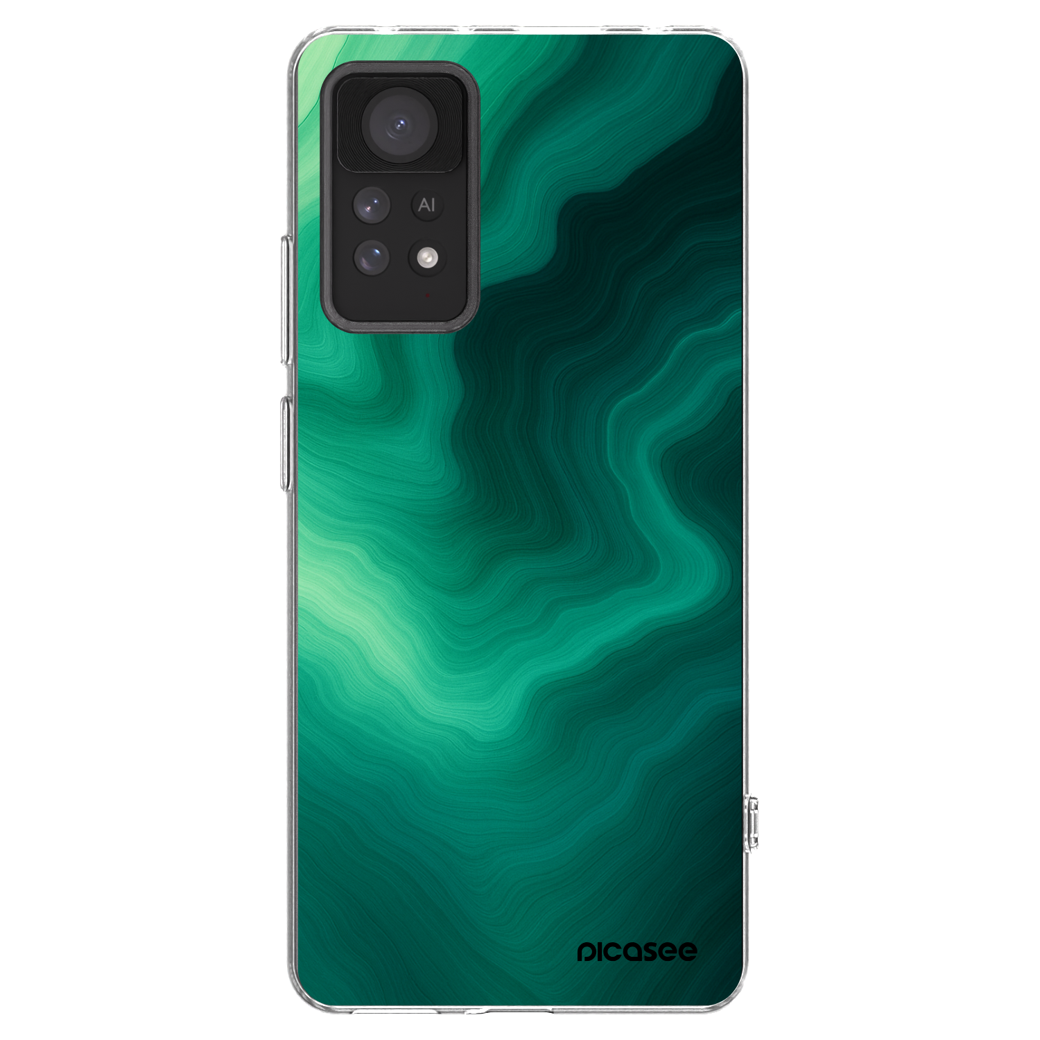 Picasee Xiaomi Redmi Note 11 Pro Hülle - Transparentes Silikon - Malachite